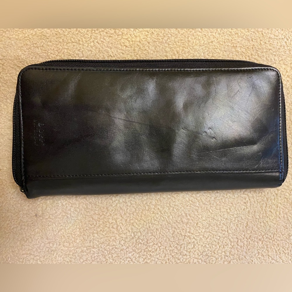Vintage DOPP Leather Travel Wallet